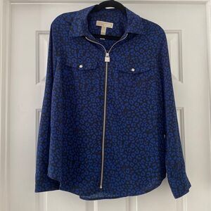 Micheal Kors Animal Print Blouse